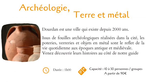 Archéologie, terre et métal