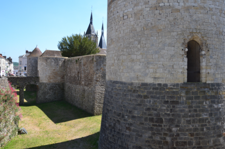 Vue de la partie nord du château